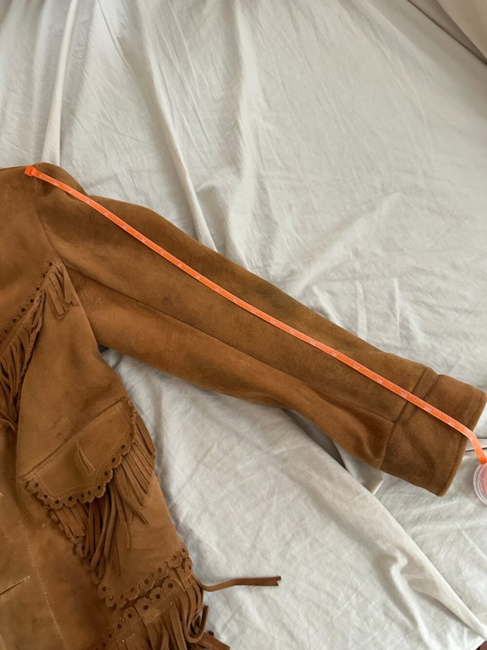 Vintage Suede Fringed Jacket - Picture 2 of 16